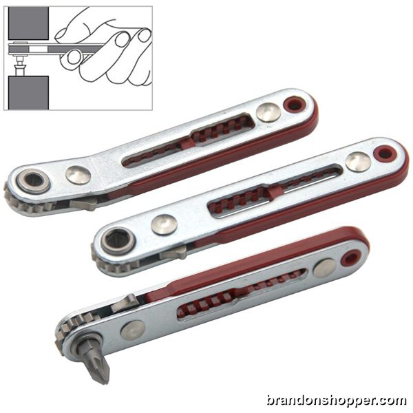 Bidirectional Ratcheting Screwdriver And Wrench
